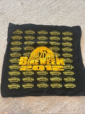 Arizona Bike Week Twisted Black & Yellow bandana 2012 z15
